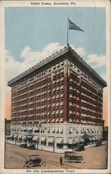 Hotel Casey, On the Lackawanna Trail Scranton, PA Postcard Postcard Postcard