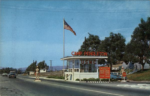 Camp Pendleton - USMC Main Gate Oceanside California