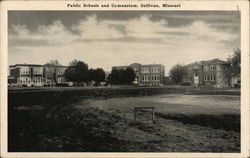 Public School and Gymnasium Sullivan, MO Postcard Postcard Postcard