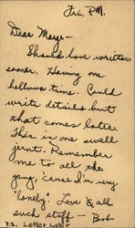 Letter from Jamestown health camp Allegany State Park NY Letter from Jamestown health camp Allegany State Park NY