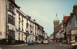 Main Street Abergavenny, Wales Postcard Postcard Postcard