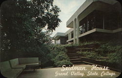 Grand Valley State College - Seidman House Student Center Postcard