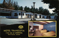 Motel Transcotia Liverpool, NS Canada Nova Scotia Postcard Postcard Postcard
