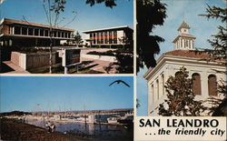 Greetings from San Leandro California Postcard Postcard Postcard