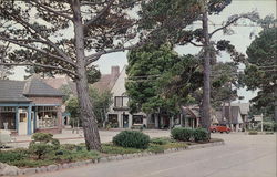 Ocean Avenue Carmel-by-the-Sea, CA Postcard Postcard Postcard