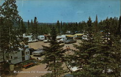 Camp Site Postcard