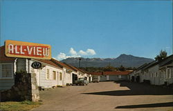 All-View Motel Port Angeles, WA Postcard Postcard Postcard