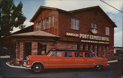 Harolds Pony Express Motel No.1 Postcard