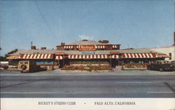 Rickey's Studio Club Palo Alto, CA Postcard Postcard Postcard