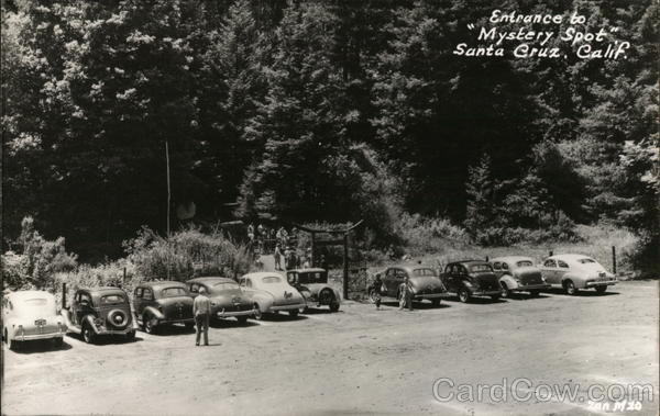 Entrance to Mystery Spot Santa Cruz California