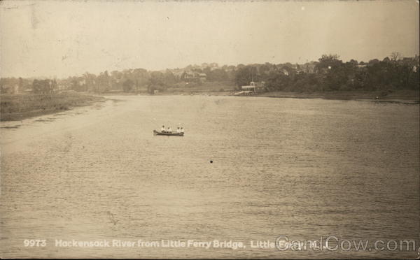 Hackensack River from Little Ferry Bridge New Jersey