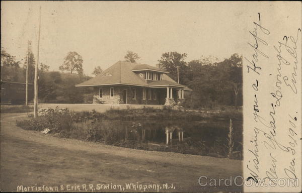 Morristown & Erie R. R. Station Whippany New Jersey