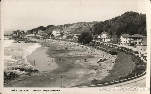 Playa Amarilla, Concon Vina del Mar Chile