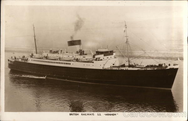 British Railways S.S. Arnhem Ferries