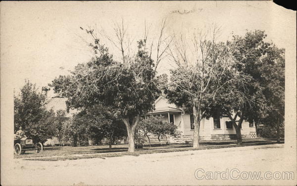 House Among Trees with Automobile in Front Omaha Nebraska