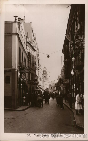 Main Street Gibraltar Spain