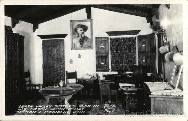 Death Valley Scotty's Room in His Castle - National Monument California