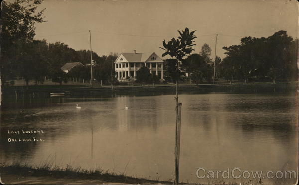 Looking Across Lake Lucerne Orlando Florida