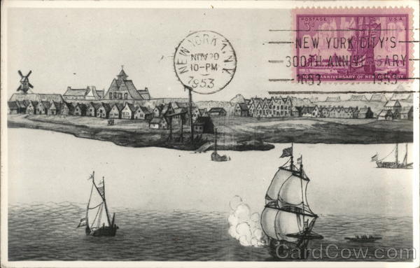 New York - Nieuw Amsterdam 1656 Maximum Cards