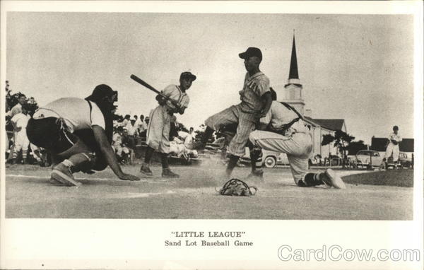 Little League Sand Lot Baseball Game