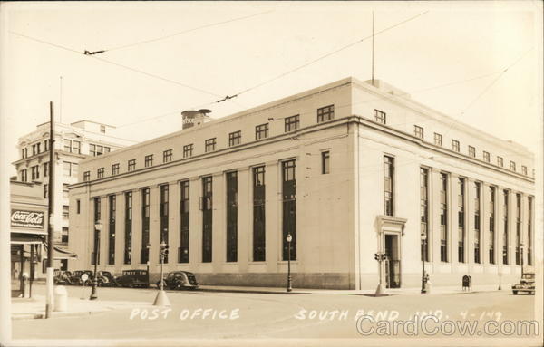 Street View of Post Office South Bend Indiana