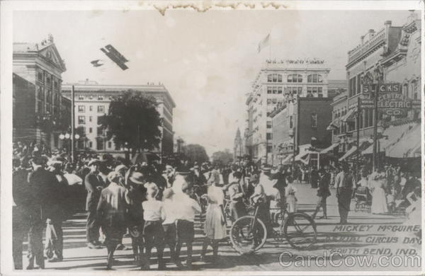Mickey McGuire Aerial Circus Day South Bend Indiana