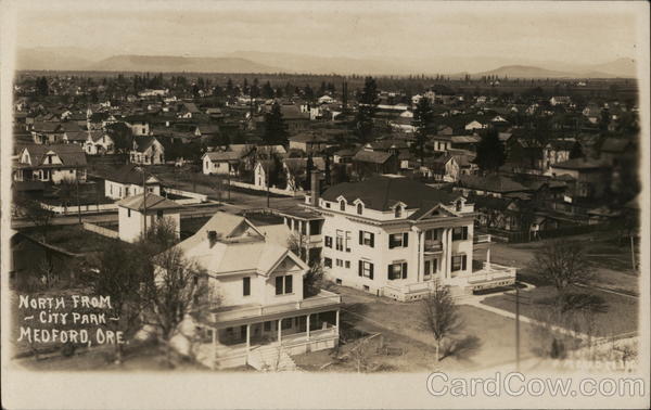 View North from City Park Medford Oregon