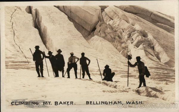 Climbing Mt. Baker Bellingham Washington