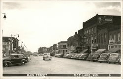 Business View on Main Street Postcard