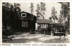 Metcalf's Canadian Camps - Lake-of-the-Woods Postcard