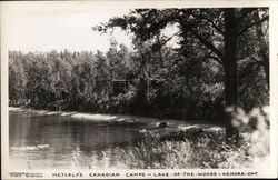 Metcalf's Canadian Camps - Lake-of-the-Woods Postcard