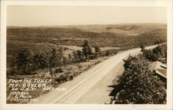 Mt. Gaylor, from the Tower, on U.S. 71 Porter, AR Postcard Postcard Postcard