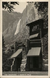 The Ahwahnee Hotel & Yosemite Falls Postcard