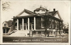 First Christian Church Garden City, KS Postcard Postcard Postcard