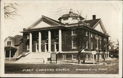 First Christian Church Postcard