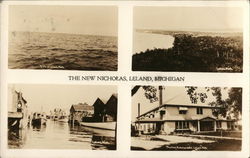 The New Nicholas Leland, MI Postcard Postcard Postcard