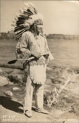 Chief Littlecreek With Headdress Chief Littlecreek With Headdress