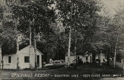 Spiering's Resort - Bowstring Lake Postcard