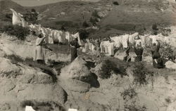 Actors Recreating a Scene from the Resurrection Postcard