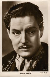 Robert Donat Postcard