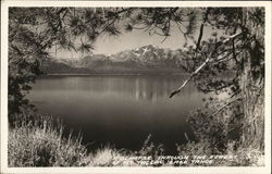 View of Lake and Mt. Tallac Postcard