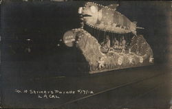 Shriners Parade Postcard