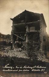 Rue de Faubourg Ste. Catherine 1917 Postcard
