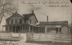 "The Pines," Former Home of Delia O. Baker Postcard