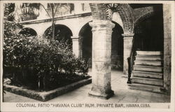 Havana Club - Colonial Patio Postcard