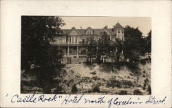 "Castle Rock" Hotel, north of Excelsior Street Postcard