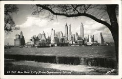 New York City from Governor's Island Postcard