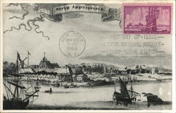 NieuwAmsterdam in 1656 New York City, NY First Day Issue Cards Postcard Postcard Postcard