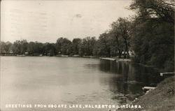 Greetings from Koontz Lake Walkerton, IN Postcard Postcard Postcard