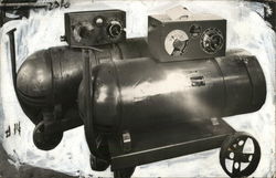 Before & After: Canister with Dials on Wheels Postcard